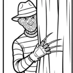 coloriage Freddy Krueger a imprimer gratuitement