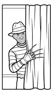 coloriage Freddy Krueger a imprimer gratuitement