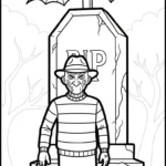 coloriage Freddy Krueger gratuit en ligne