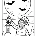 imprimer coloriage Freddy Krueger