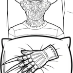 coloriage Freddy Krueger et dessin a imprimer