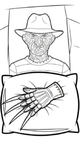 coloriage Freddy Krueger et dessin a imprimer