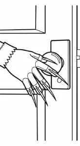 coloriage Freddy Krueger pour primaire