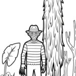 coloriage Freddy Krueger à imprimer pdf