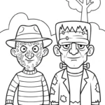 coloriage Freddy Krueger en ligne
