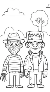 coloriage Freddy Krueger en ligne