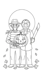 coloriage Freddy Krueger a imprimer gratuitement
