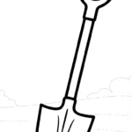 coloriage Outils Agricoles pour enfant de 3 ans