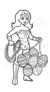 coloriage Pâques pour enfants a imprimer gratuit