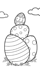 coloriage Pâques pour enfants a imprimer gratuit