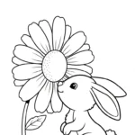 coloriage Pâques à imprimer kawaii