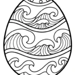 coloriage Pâques à imprimer pour enfant de 2 ans