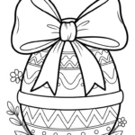 coloriage Pâques à imprimer kawaii