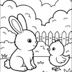 coloriage Pâques à imprimer a4