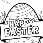coloriage Pâques gratuit en ligne