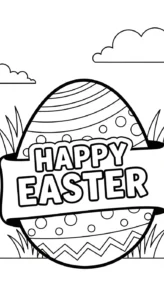 coloriage Pâques gratuit en ligne