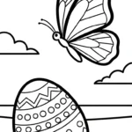 coloriage Pâques et decoupage a imprimer gratuit