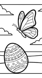 coloriage Pâques et decoupage a imprimer gratuit