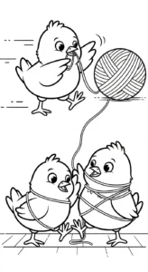 coloriage Pâques de pour enfants