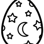 coloriage Pâques a imprimer pour enfant de 4 ans