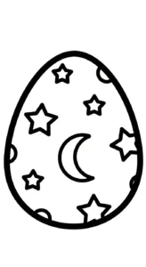 coloriage Pâques a imprimer pour enfant de 4 ans