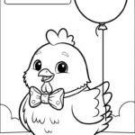 image de coloriage Pâques pour enfant