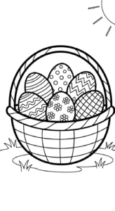 télécharger coloriage Pâques gratuit