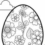 coloriage Pâques de pour enfants