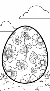 coloriage Pâques de pour enfants