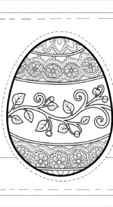coloriage Pâques a dessiner en ligne