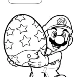 coloriage Pâques educatif pour enfant