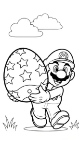 coloriage Pâques educatif pour enfant
