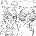 télécharger coloriage Pâques gratuit