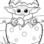 coloriage Pâques pour enfants a imprimer