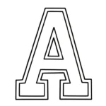 coloriage alphabet updated pour enfants à télécharger