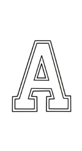 coloriage alphabet updated pour enfants à télécharger