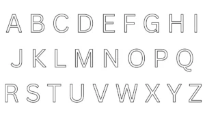 coloriage alphabet updated à imprimer pour enfant de 8 ans