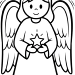 imprimer coloriage ange updated gratuit