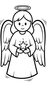 imprimer coloriage ange updated gratuit