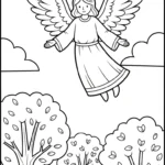 image pour coloriage ange updated enfant