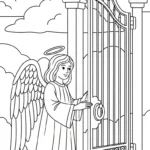 coloriage ange updated à imprimer pour enfant de 9 ans