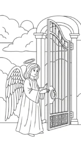 coloriage ange updated à imprimer pour enfant de 9 ans
