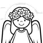 coloriage ange updated à imprimer gratuit