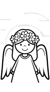 coloriage ange updated à imprimer gratuit