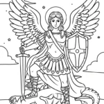 coloriage ange updated pour enfant de 5 ans