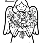coloriage ange updated pour enfant de 10 ans