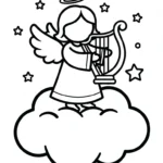 coloriage ange updated pour enfants a imprimer