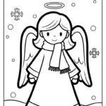 coloriage ange updated educatif pour enfant