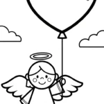 coloriage ange updated à imprimer pour enfant de 8 ans