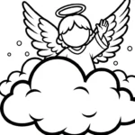 coloriage ange updated pour enfants a imprimer gratuit